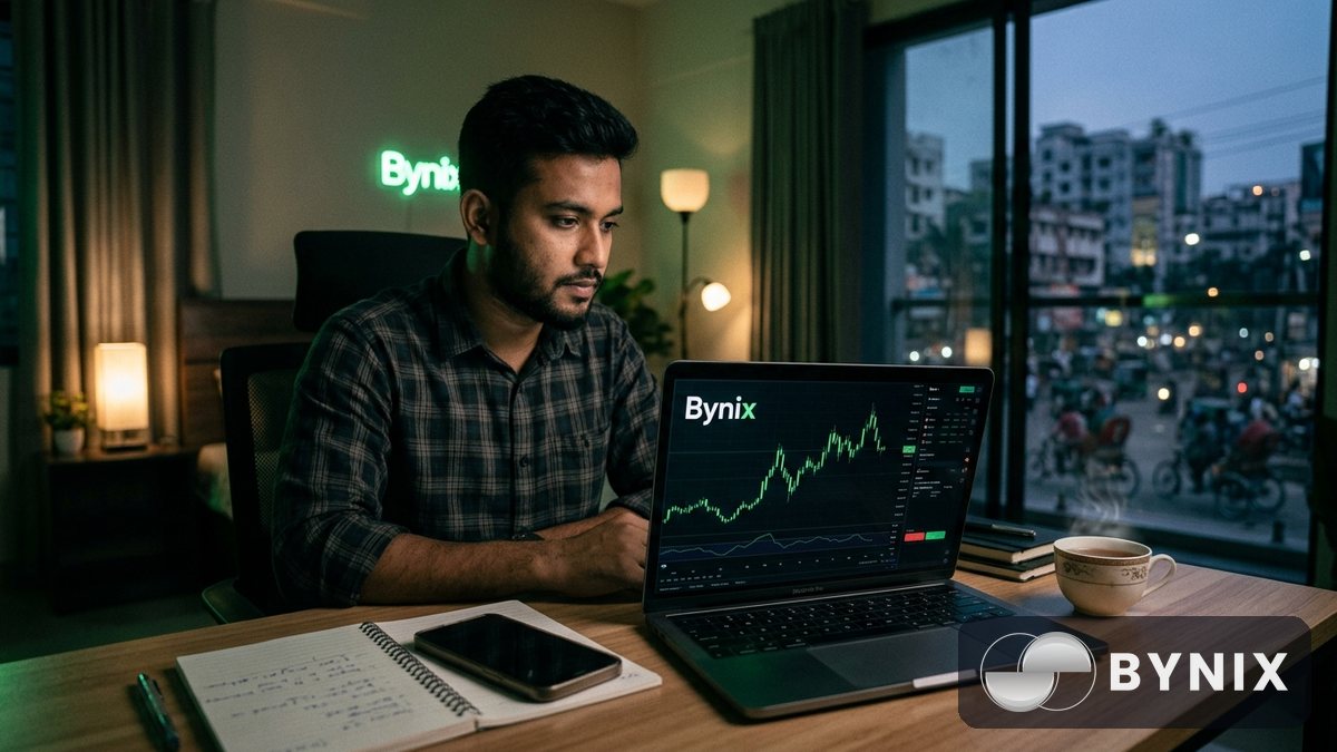 Bynix-এ 1-minute OTC charts-এর জন্য 3টি beginner strategy