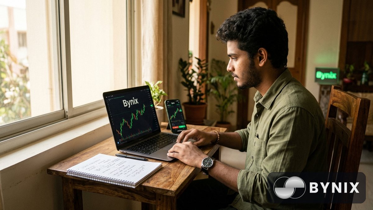 Bynix లో 1-minute OTC charts కోసం ప్రారంభదశలో ప్రయత్నించడానికి 3 సింపుల్ strategies