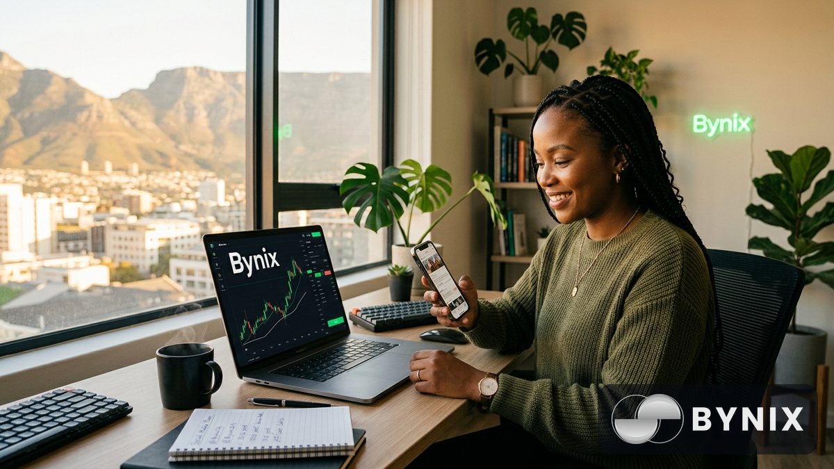 Bynix affiliateprogram: hoe om kommissie te verdien deur handelaars uit te nooi