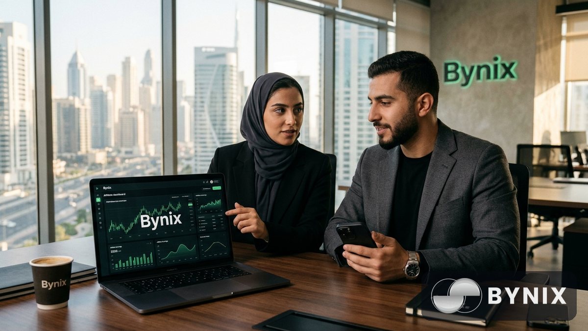 برنامج الشركاء في Bynix: كيف تربح عمولة عبر دعوة المتداولين