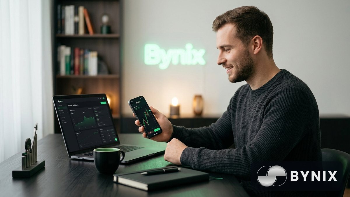 Bynix Affiliate-Programm: So verdienen Sie Provision mit der Vermittlung von Tradern