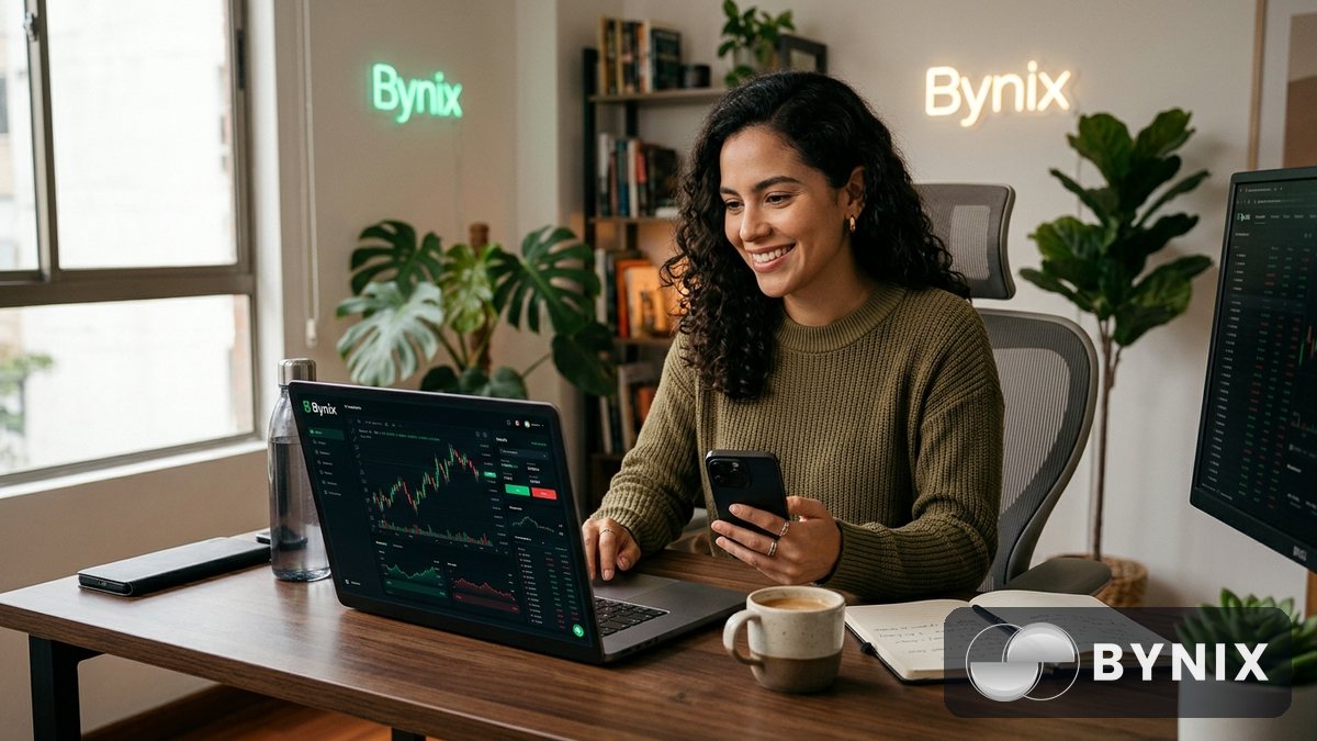 Programa de afiliados de Bynix: cómo ganar comisiones invitando traders