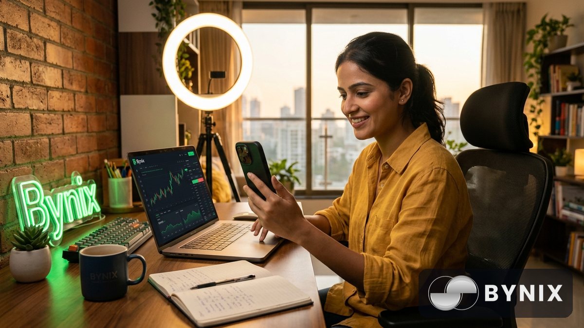 Bynix affiliate program: ट्रेडर्स को invite करके commission कैसे कमाएँ