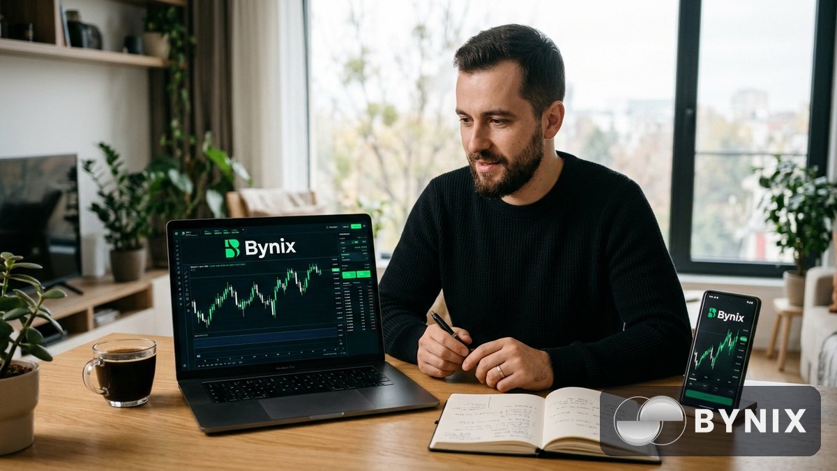 Programul de afiliere Bynix: cum câștigați comision invitând traderi