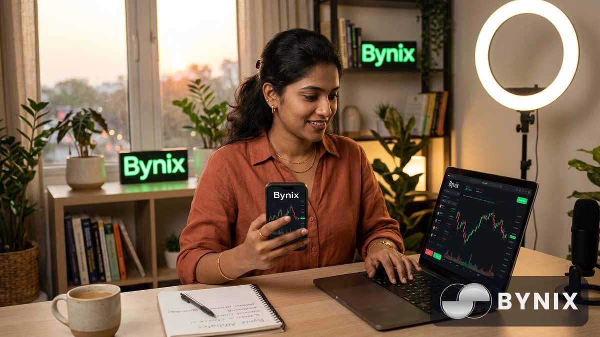 Bynix affiliate program: trader-களை invite செய்து commission earn செய்வது எப்படி