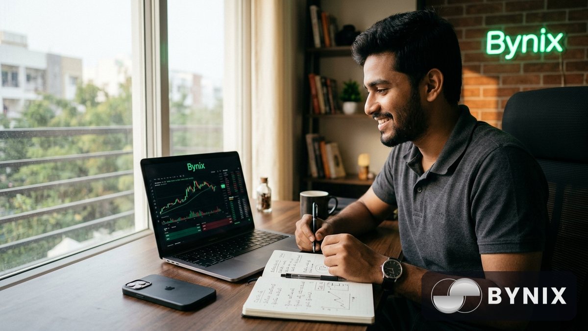 Bynix affiliate program: traders‌ను invite చేసి commission ఎలా earn చేయాలి