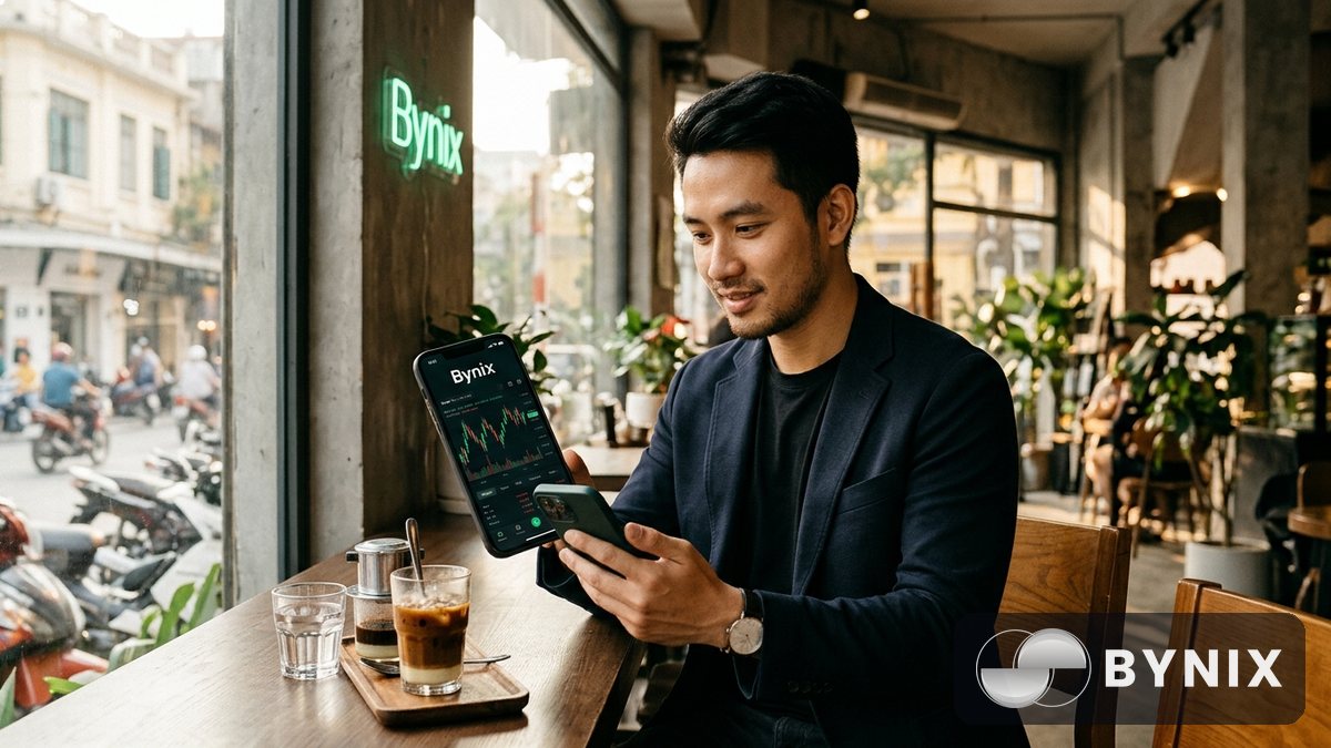 Chương trình affiliate Bynix: cách kiếm hoa hồng khi giới thiệu trader