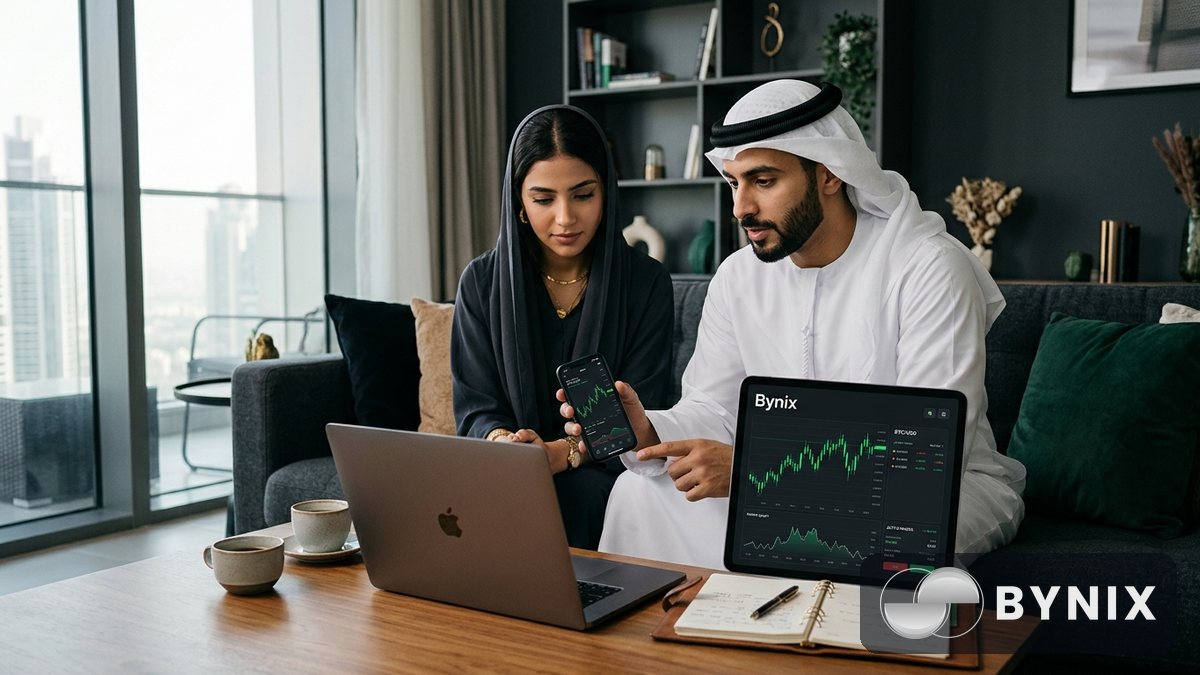 حساب Bynix التجريبي المجاني بقيمة 10,000 دولار: كيف تتدرّب مثل المحترفين