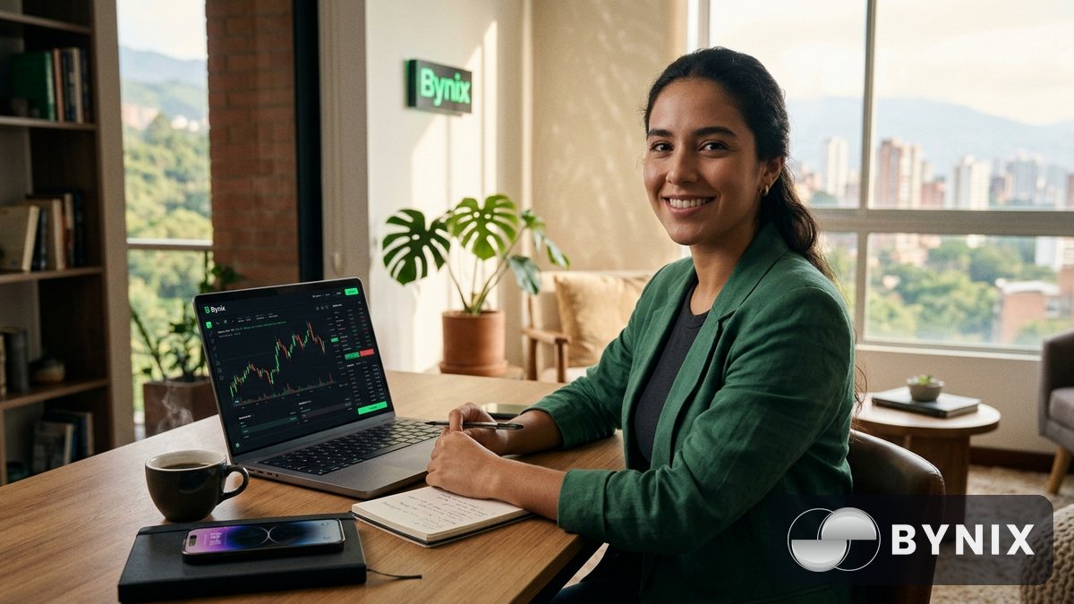 La demo gratis de Bynix de $10,000: cómo practicar como un profesional