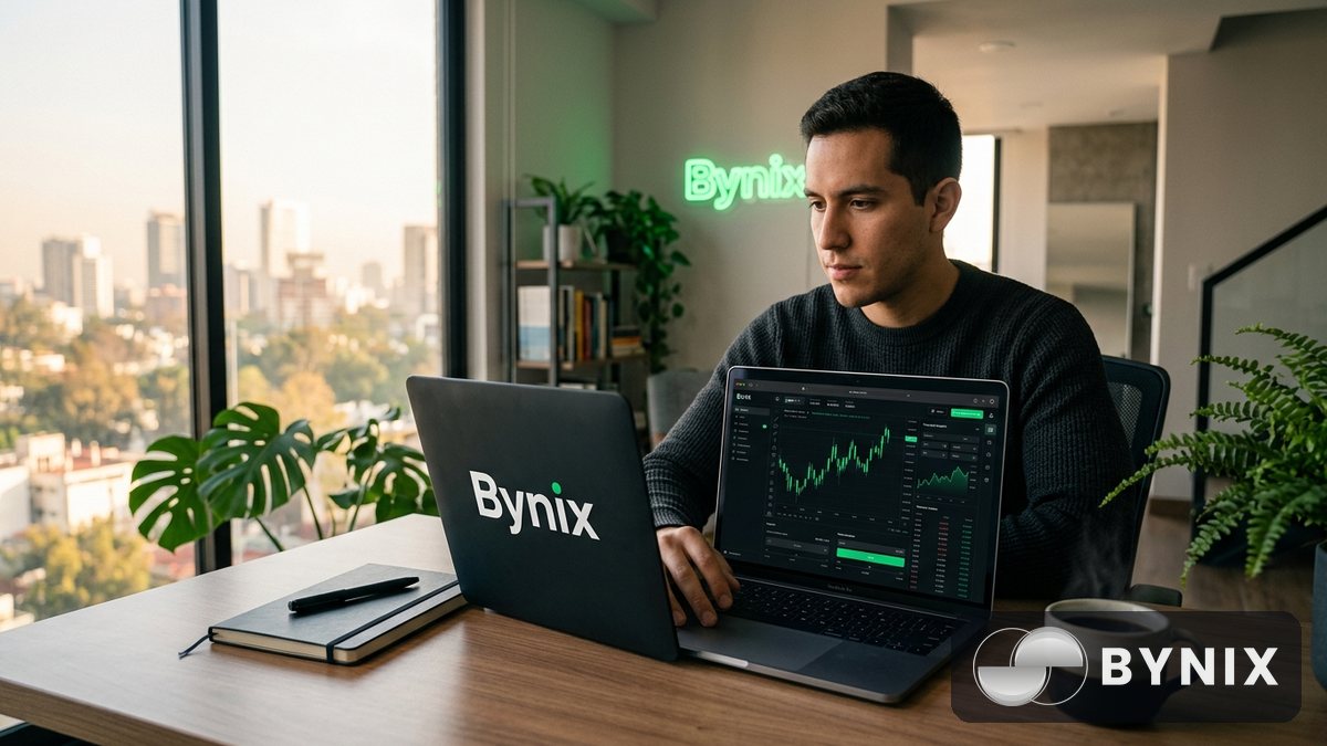 La cuenta demo gratuita de $10,000 de Bynix: cómo practicar como un profesional