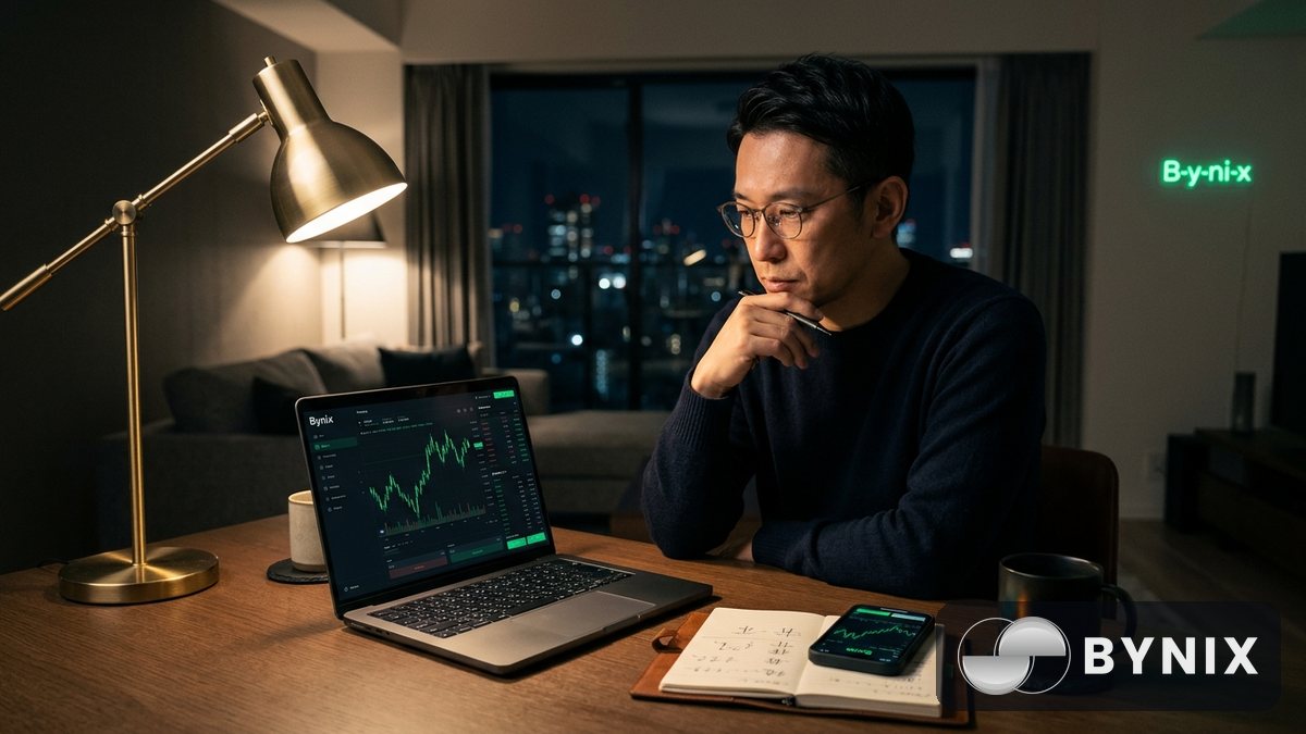 Bynixの無料$10,000デモ口座で、プロのように練習する方法