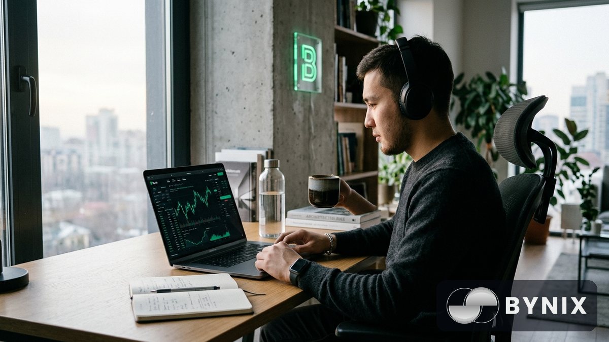 Bynix-тің $10,000 тегін демо шоты: кәсіби түрде қалай жаттығуға болады