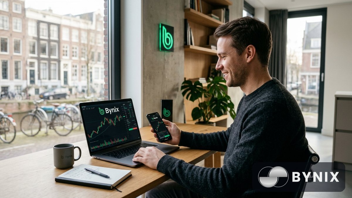 Het gratis Bynix-demoaccount van $10.000 — zo oefent u als een pro