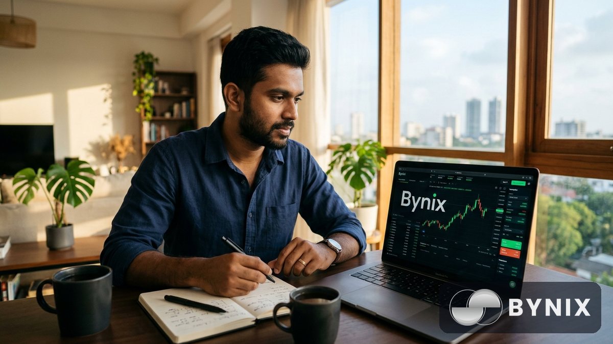 නොමිලේ $10,000 Bynix demo account එකෙන් වෘත්තීය ලෙස පුහුණු වන්නේ කෙසේද