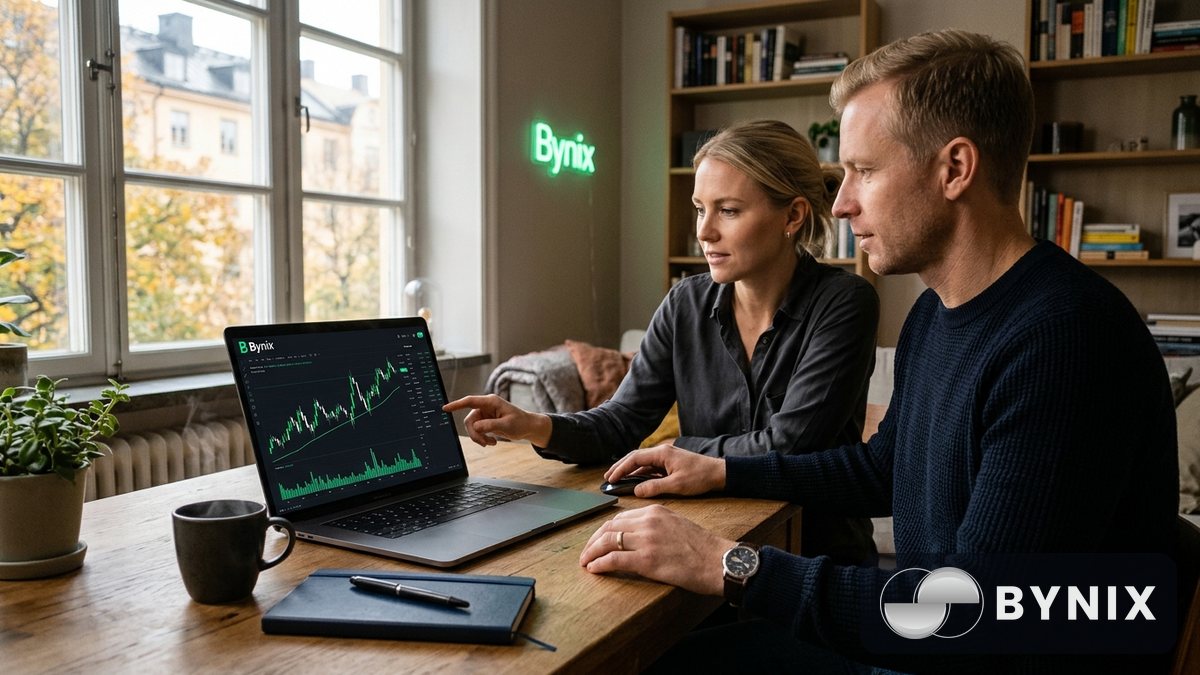 Det kostnadsfria Bynix-demokontot på 10 000 USD – så tränar du som ett proffs