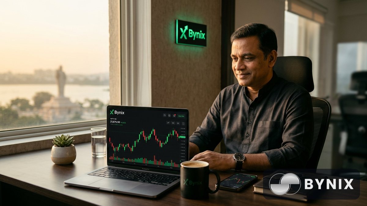 ఉచిత $10,000 Bynix demo account — proలా practise చేయడం ఎలా
