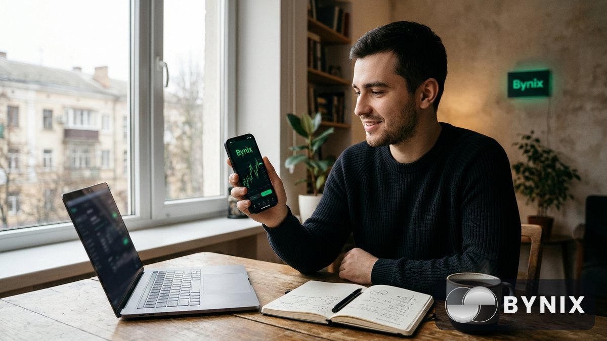 Безкоштовний демо-рахунок Bynix на $10,000: як тренуватися як профі