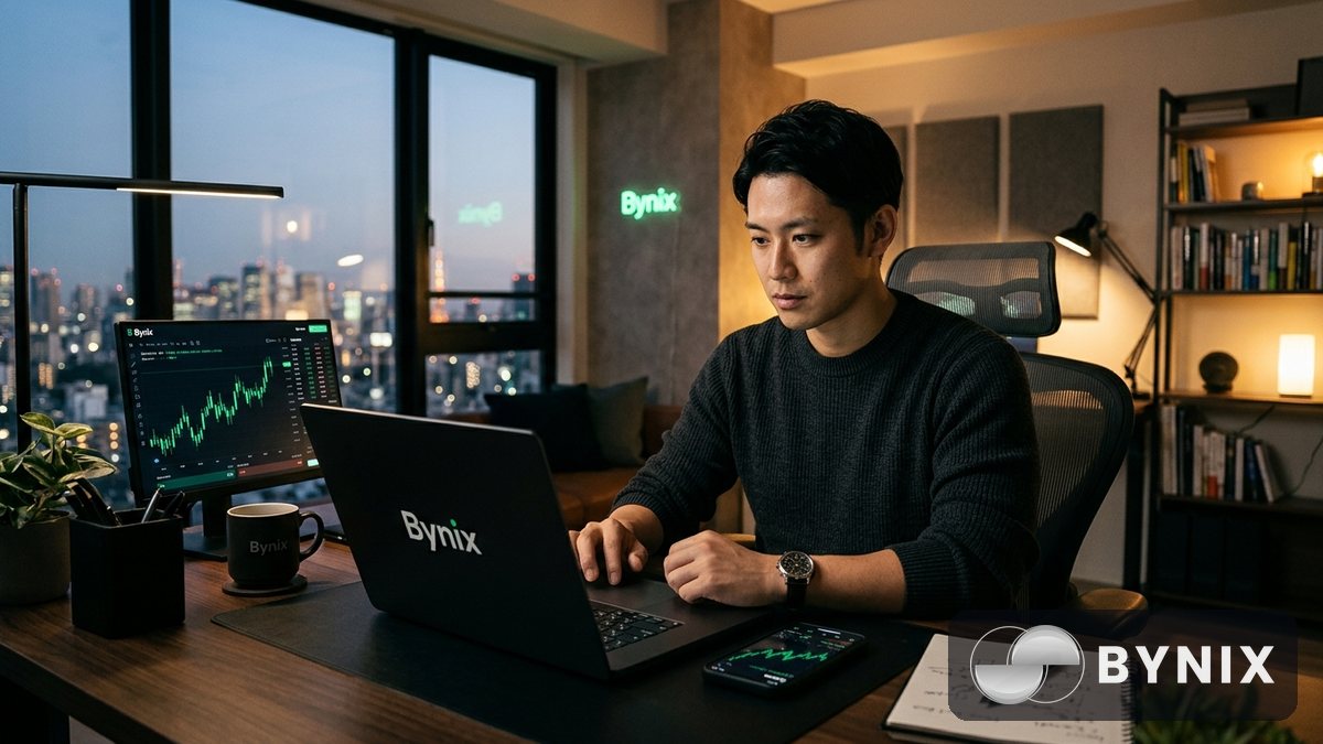 Bynix Funded Challengeとは?自分の資金を使わずに取引し、利益の最大85%を受け取る方法