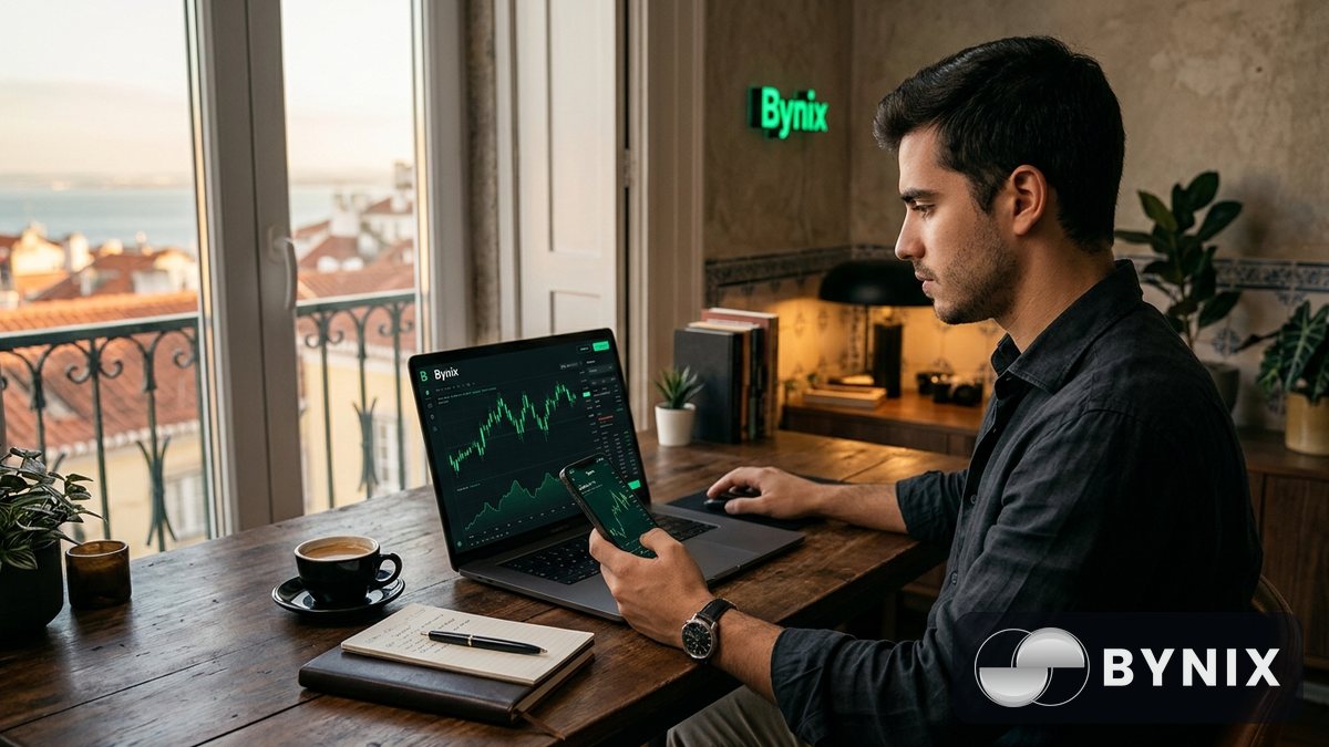 Bynix Funded Challenge explicado: negocie com o nosso capital e fique com até 85% dos lucros