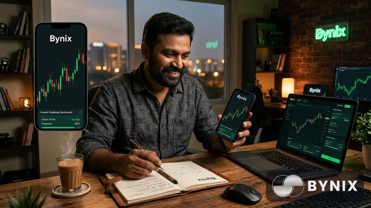 Bynix Funded Challenge: మా capital తో trade చేసి profit లో 85% వరకు retain చేసుకోండి