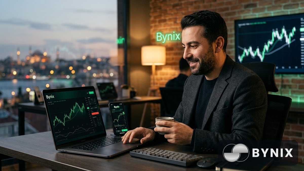 Bynix Funded Challenge açıklaması: Sermayemizle işlem yapın, kârın %85’ine kadarını siz alın
