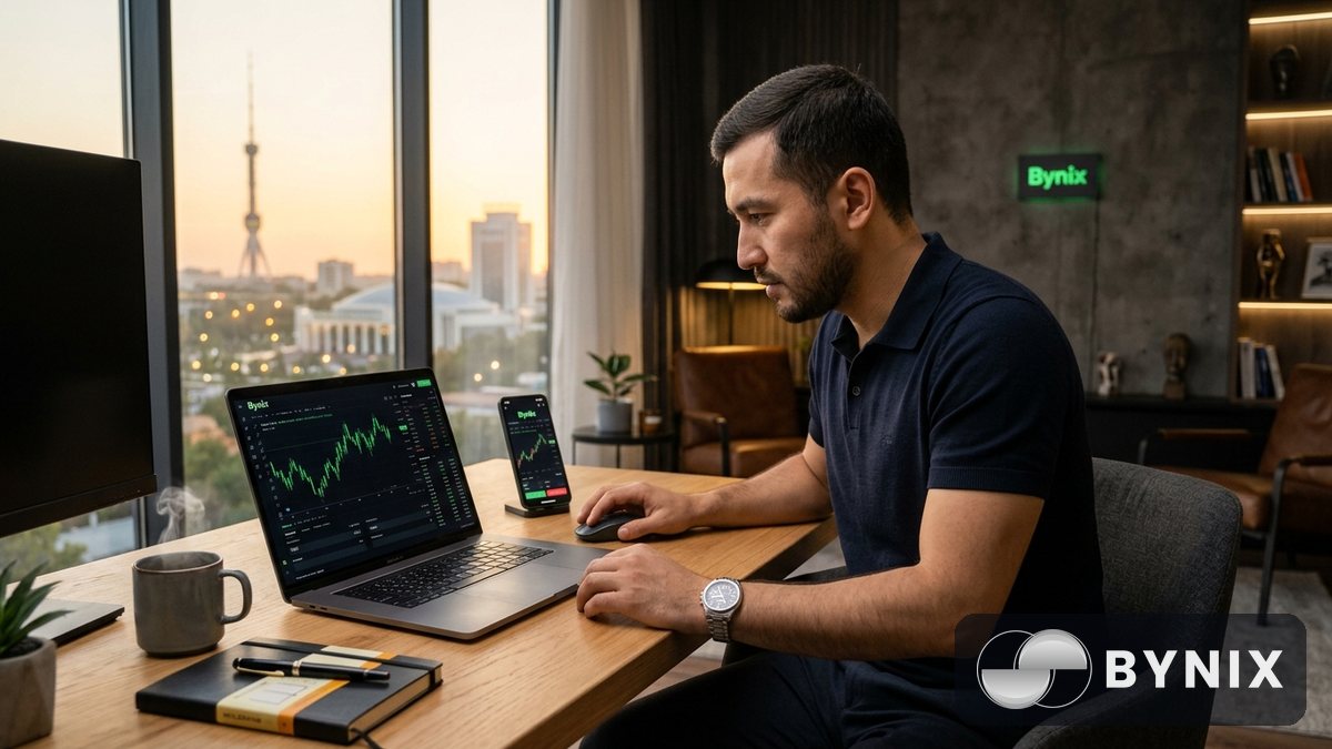 Bynix Funded Challenge tushuntirildi: kompaniya kapitali bilan savdo qiling va foydaning 85 % gacha ulushini oling