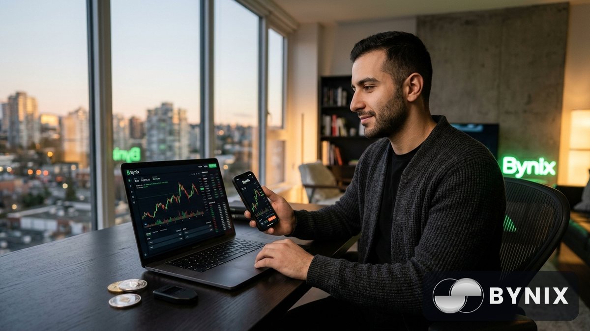 نحوه واریز در Bynix؛ همه روشها، حداقلها و بونوس خوشآمدگویی +100%