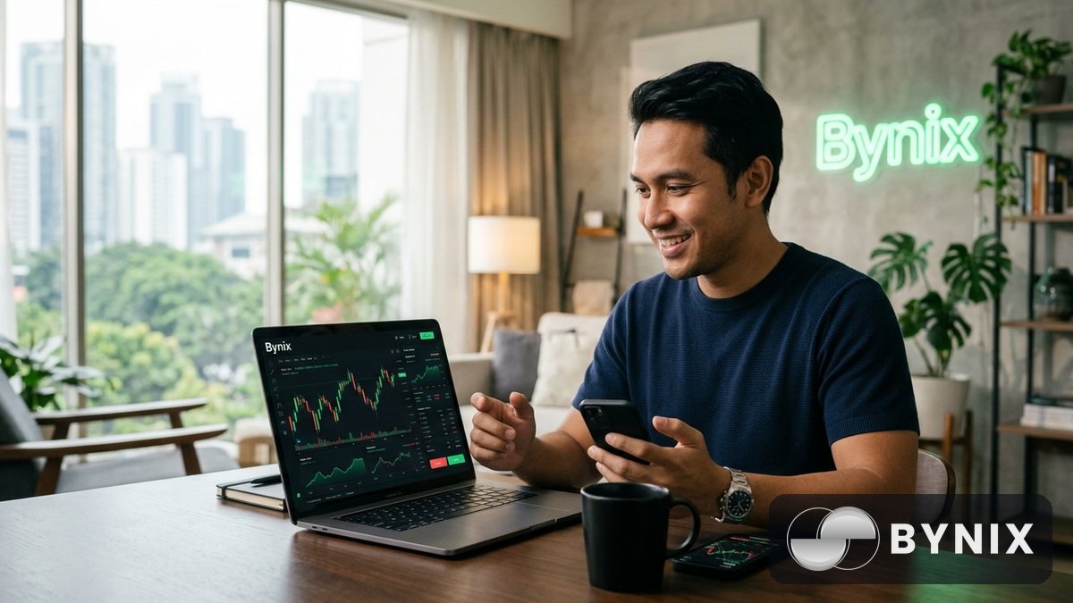 Cara deposit di Bynix: semua metode, limit, dan bonus welcome +100%