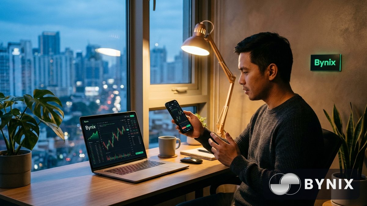 Paano mag-withdraw sa Bynix — ipinaliwanag ang ~30-segundong processing