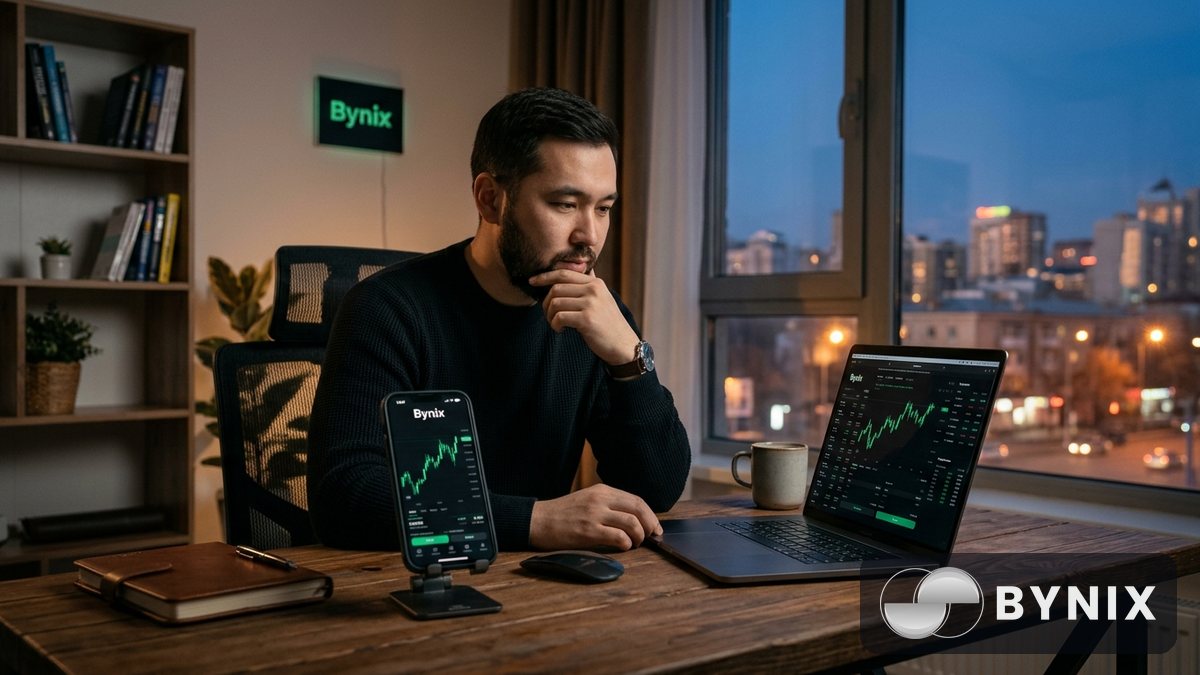 Bynix-тен ақшаны қалай шығару керек — 30 секундтық өңдеу қалай жұмыс істейді