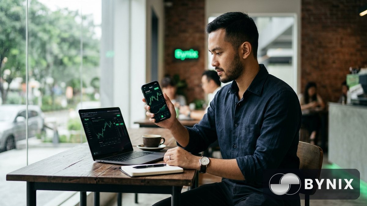 Cara mengeluarkan dana dari Bynix — penjelasan pemprosesan sekitar 30 saat