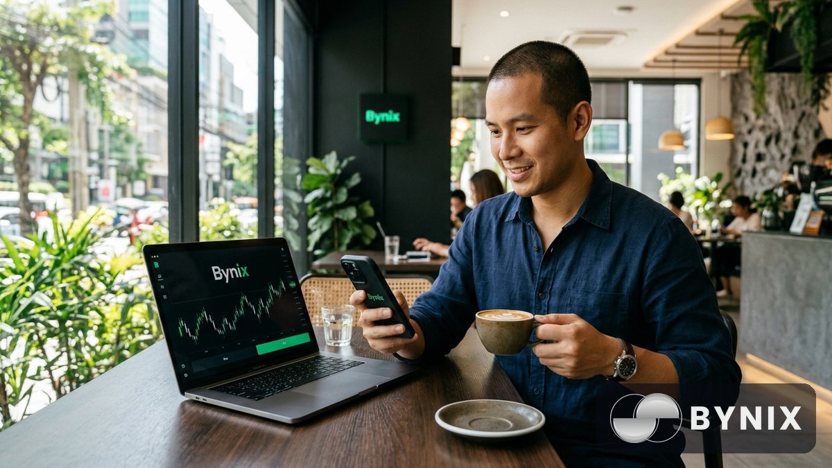 วิธีถอนเงินจาก Bynix — อธิบายการประมวลผลในประมาณ 30 วินาที