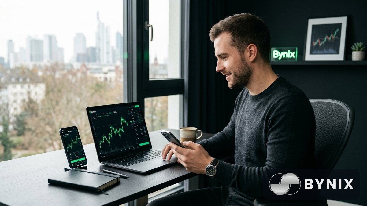 So eröffnen Sie ein Bynix-Konto und verifizieren es in 30 Sekunden