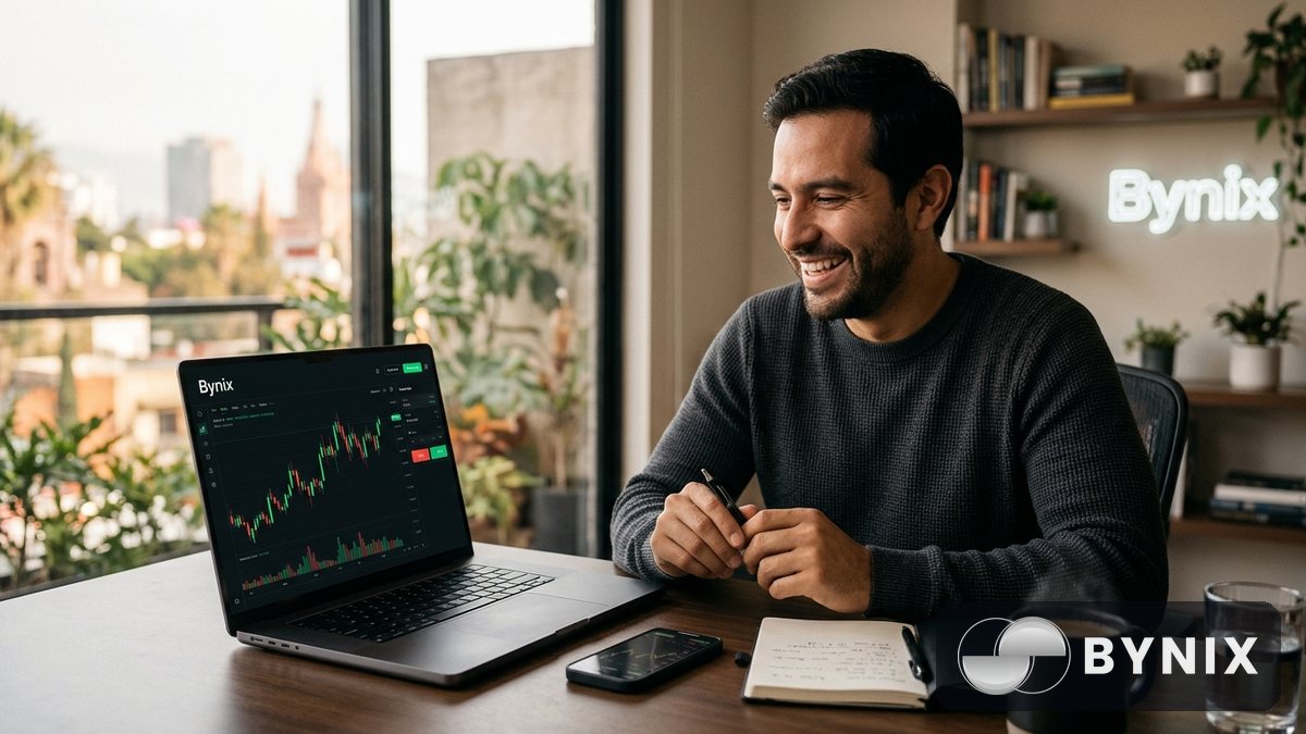 Cómo abrir tu cuenta Bynix y verificarla en 30 segundos