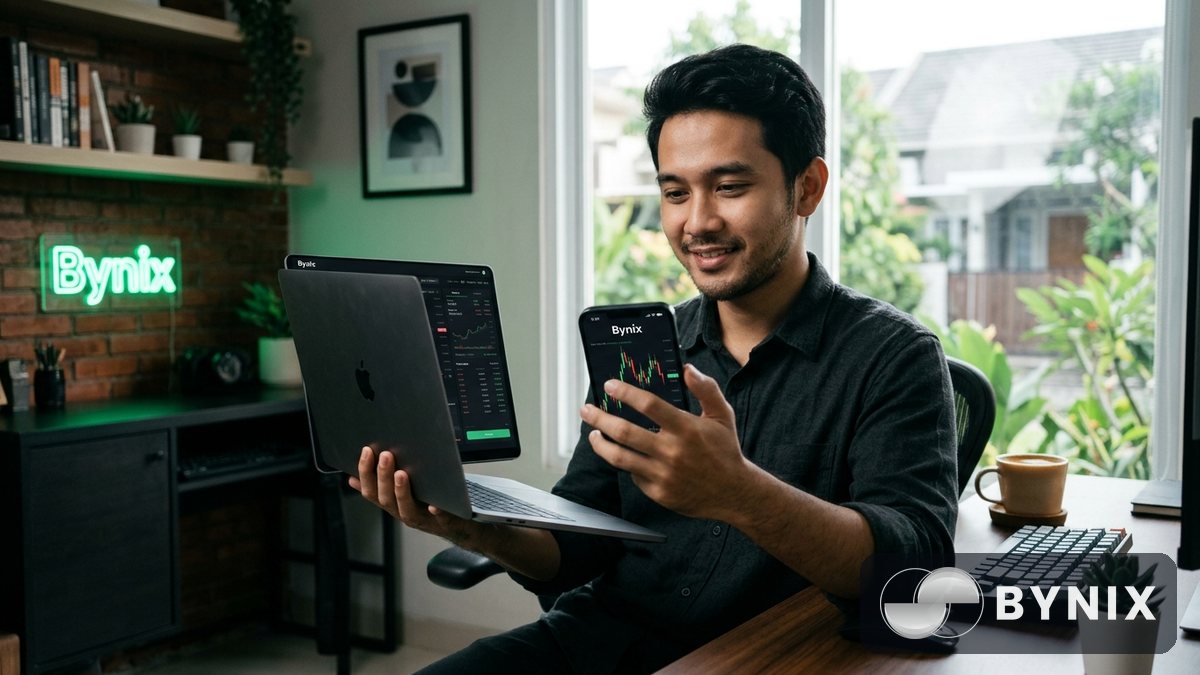 Cara membuka akun Bynix dan verifikasi dalam 30 detik