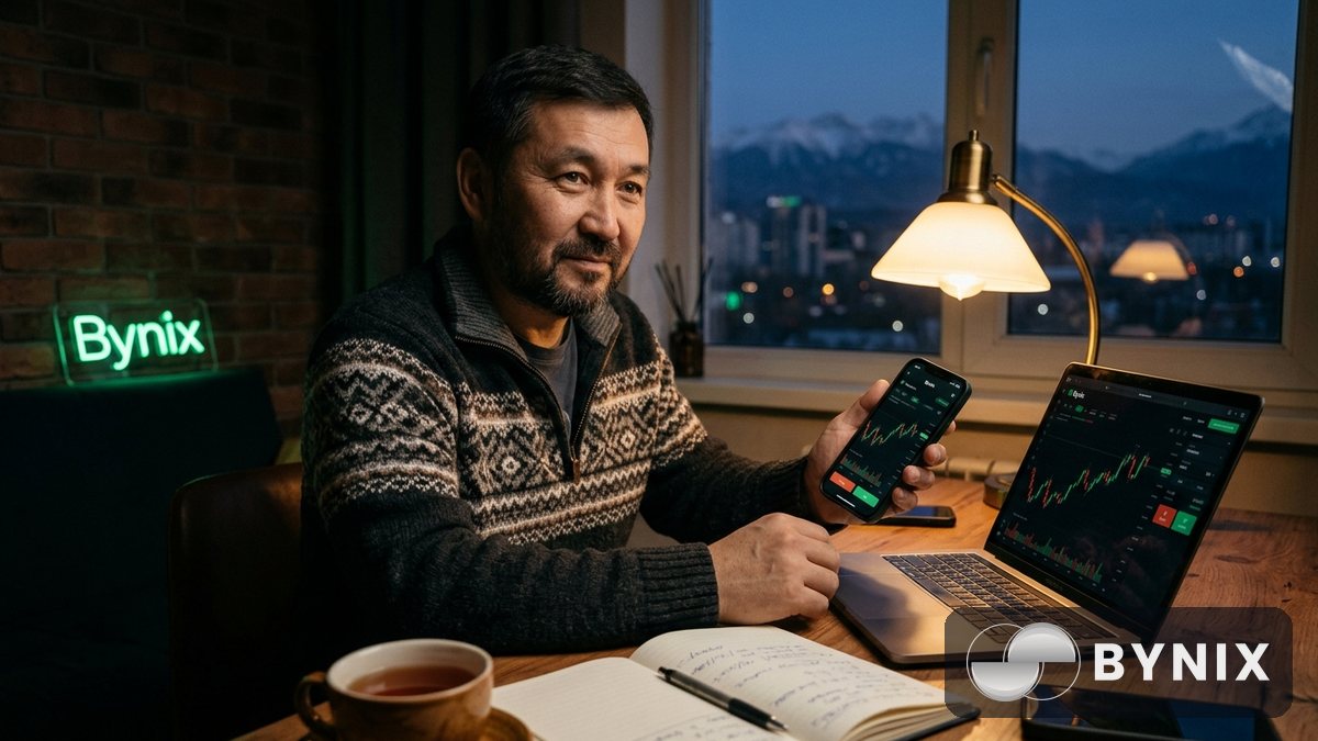 Bynix аккаунтын 30 секундта қалай ашып, қалай верификациялауға болады
