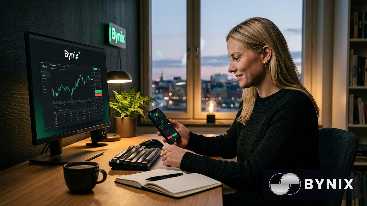 Så öppnar du ett Bynix-konto och verifierar det på 30 sekunder