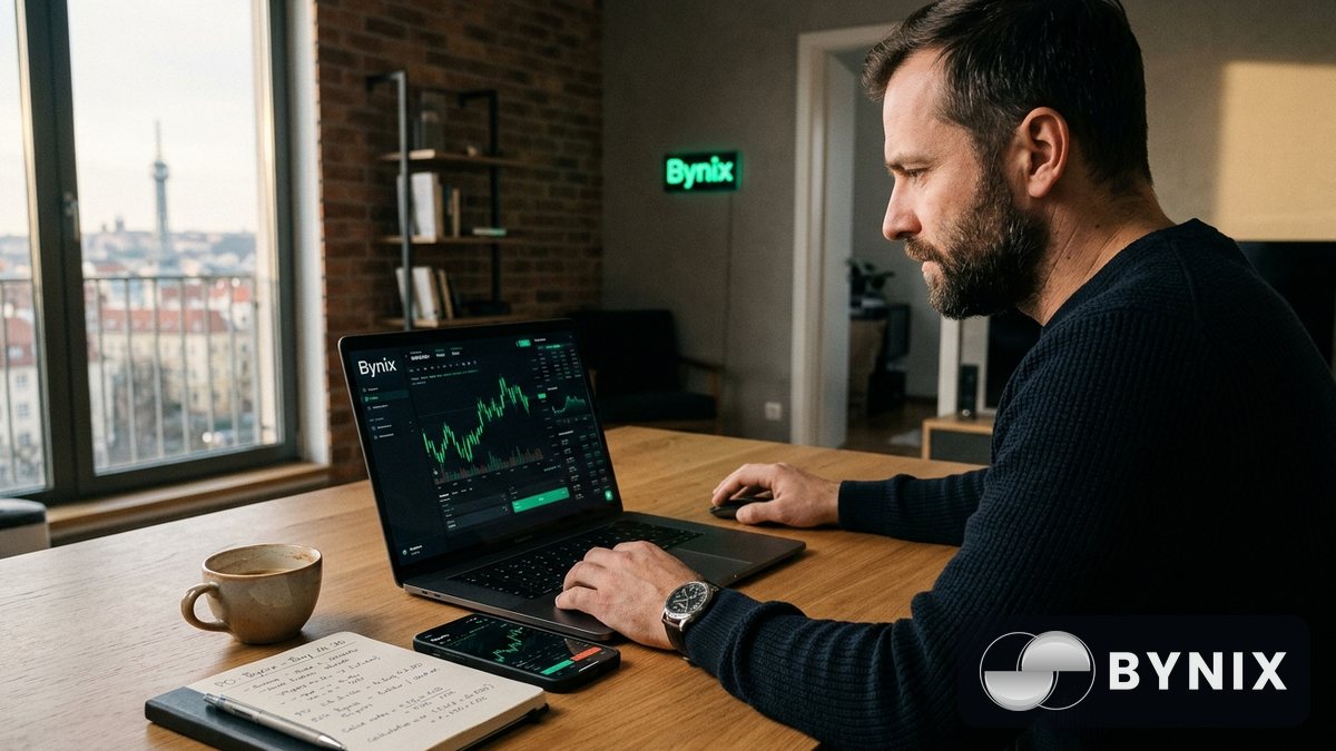 Co je Bynix? Kompletní průvodce brokerem Bynix pro rok 2026