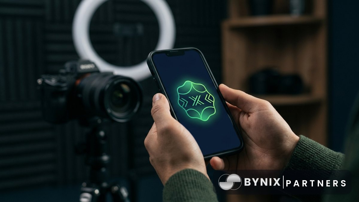 YouTube creator planning an original long-form affiliate review for the Bynix Video Rewards programme